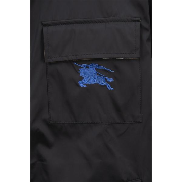 Burberry 黒色個性 秋冬特選 バーバリー 偽物 シャツ型 ジャケット ロゴアクセント 2025秋冬