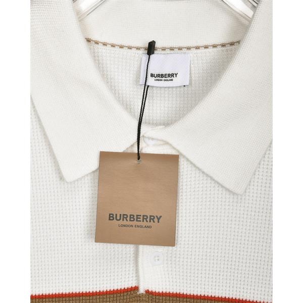 黒色スタイリッシュ Burberry  秋冬注目 バーバリー コピー ポロニット 格子柄アクセント