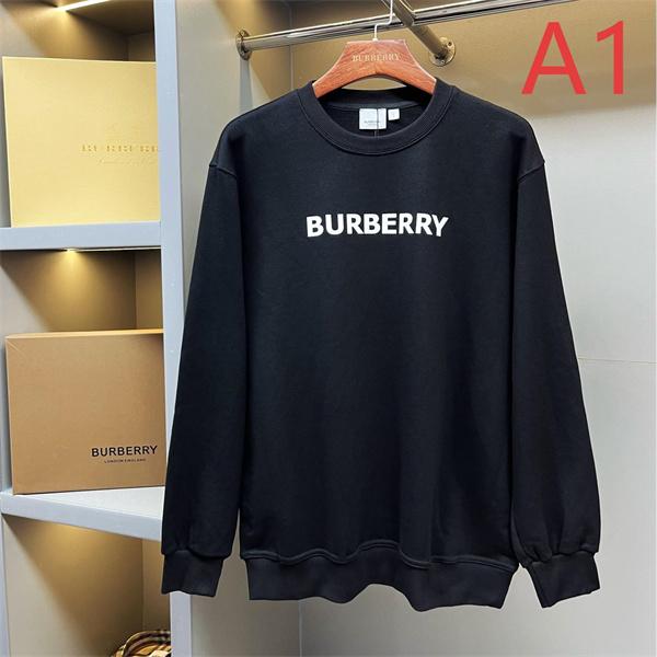 黒色白ロゴシンプルデザイン Burberry 秋冬定番愛用 バーバリー スーパーコピー パーカー 日常使い万能