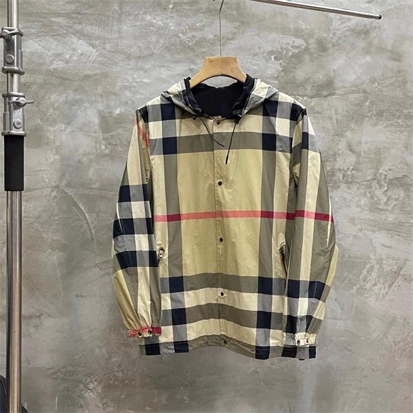 Burberry カーキ格子柄デザイン 秋冬特選ファッション バーバリー スーパーコピー パーカー シグネチャー定番