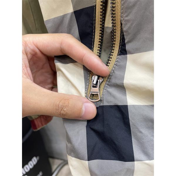 Burberry カーキ格子柄デザイン 秋冬特選ファッション バーバリー スーパーコピー パーカー シグネチャー定番