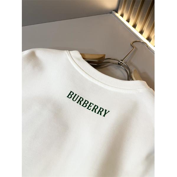 Burberry 黒色緑ロゴアクセント 2025秋冬定番ファッション バーバリー コピー パーカー 日常使い万能