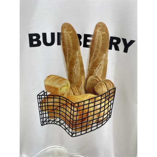 白色パンアクセント 2025秋冬ユニーク注目 バーバリー 偽物 パーカー デザイナー別注風  Burberry