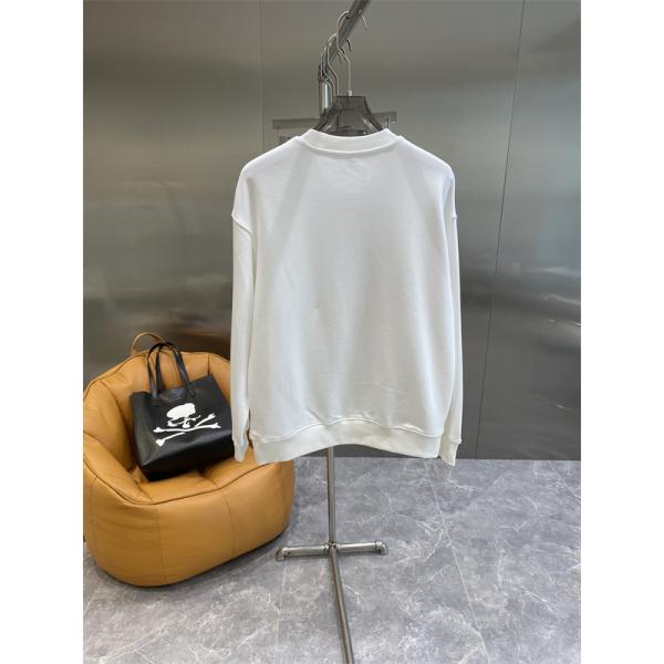 白色パンアクセント 2025秋冬ユニーク注目 バーバリー 偽物 パーカー デザイナー別注風  Burberry