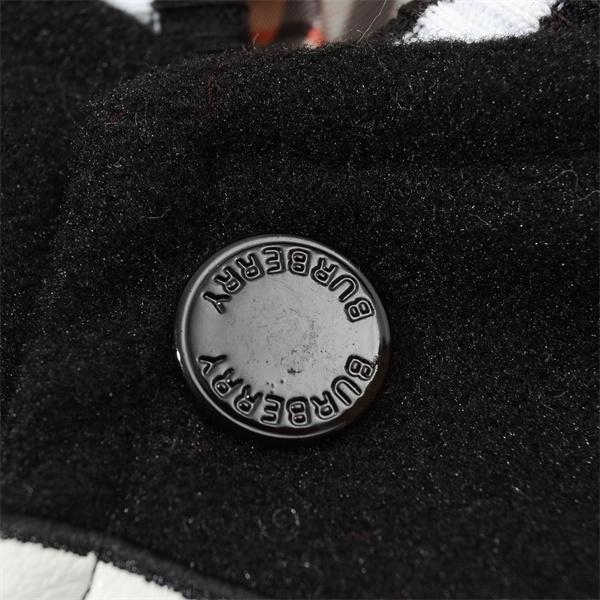 黒色レザーアクセント 秋冬特選ファッション バーバリー コピー ブルマンジャケット デザイナー風 Burberry