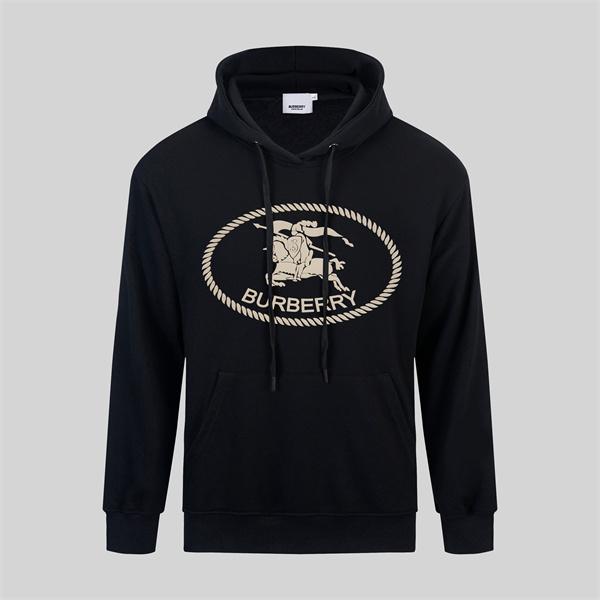 Burberry 黒色ロゴアクセント 秋冬ユニーク注目 バーバリー スーパーコピー パーカー デザイナー別注風
