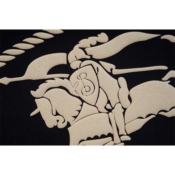 Burberry 黒色ロゴアクセント 秋冬ユニーク注目 バーバリー スーパーコピー パーカー デザイナー別注風