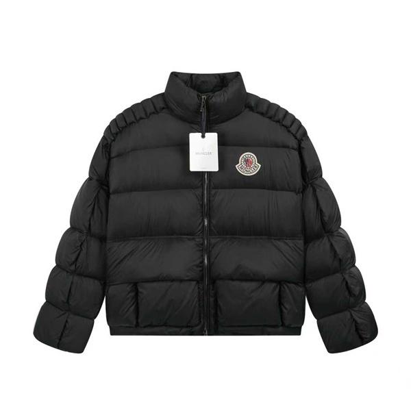Moncler 2025秋冬ブラック ユニークデザイン ボリューム感満点 モンクレール コピー ダウンジャケット