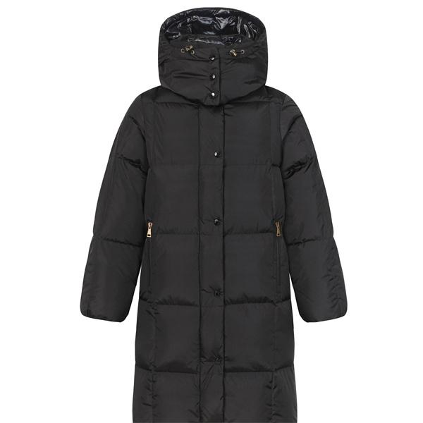 ブラック ロングモデル 高機能 モンクレール 偽物 ダウンコート 最新コレクション Moncler 防風防寒