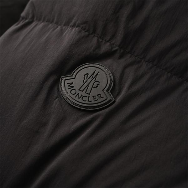 Moncler 寒中対応 ブラック 立体ロゴ ハードルーフ付き モンクレール スーパーコピー ダウンジャケット