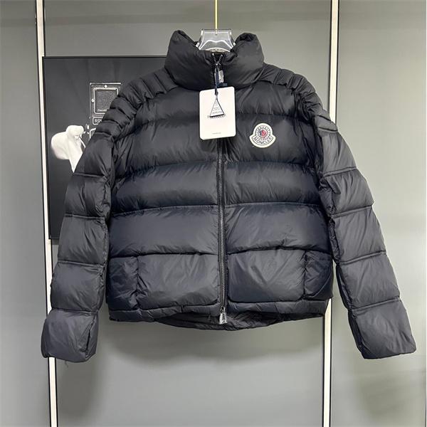 ブラック 大ロゴ ショートモデル モンクレール 偽物 ダウンジャケット 秋冬トレンドモデル Moncler 2025秋冬