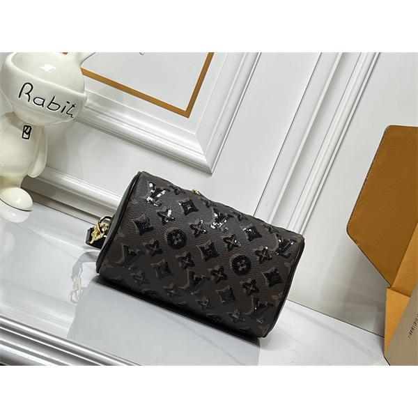 ブラウン グリッターデザイン ミニスピーディ ルイヴィトン コピー ショルダーバッグ Louis Vuitton 秋冬の彩り