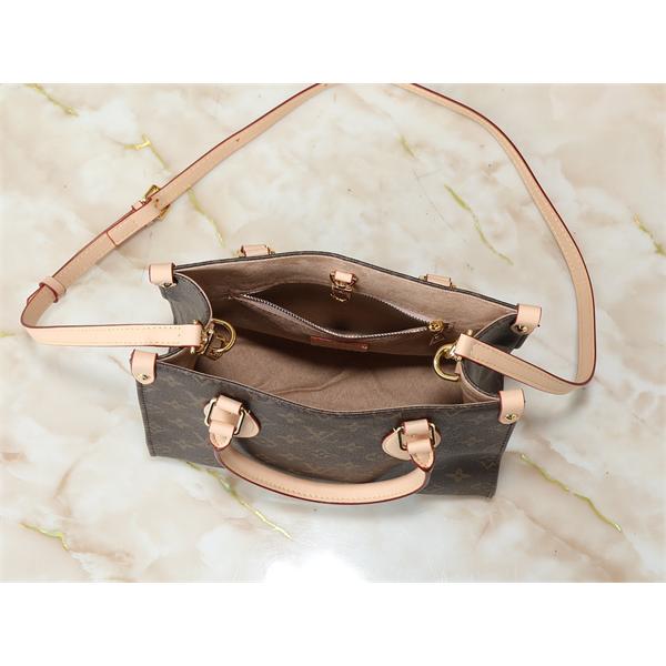 ブラウン クラシックロゴ ハンドル付き ルイヴィトン スーパーコピー トートバッグ Louis Vuitton 秋冬の定番