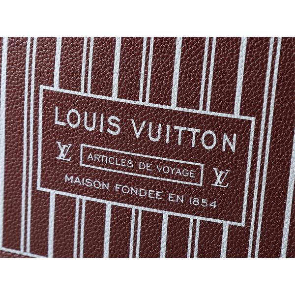 ワインレッド コントラストデザイン 季節限定モデル ルイヴィトン コピー トートバッグ Louis Vuitton 2025秋冬