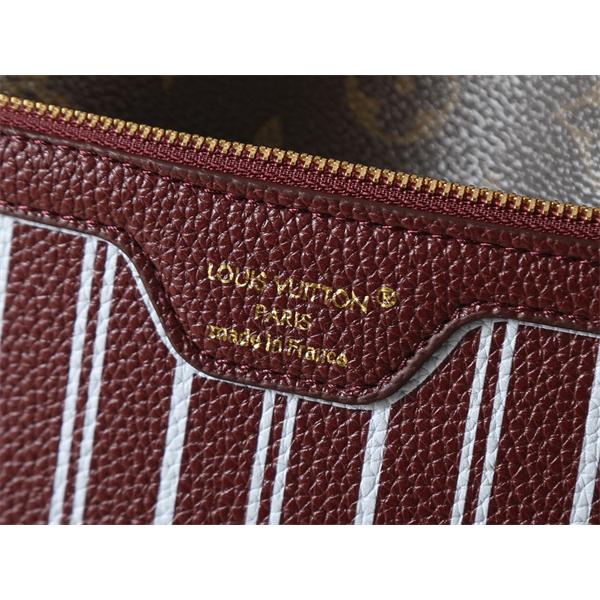 ワインレッド コントラストデザイン 季節限定モデル ルイヴィトン コピー トートバッグ Louis Vuitton 2025秋冬