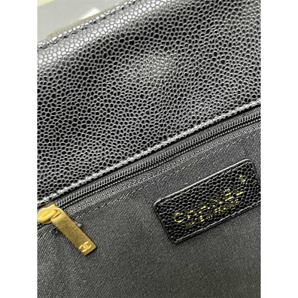 ブラック ダイヤ柄縫製 チェーンアクセント シャネル スーパーコピー ハンドバッグ Chanel 冬の夜の装い