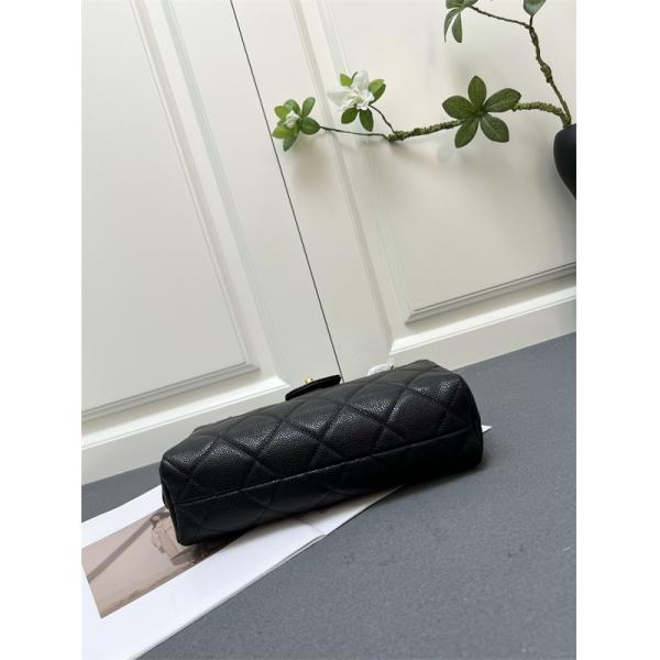 ブラック ダイヤ柄縫製 チェーンアクセント シャネル スーパーコピー ハンドバッグ Chanel 冬の夜の装い