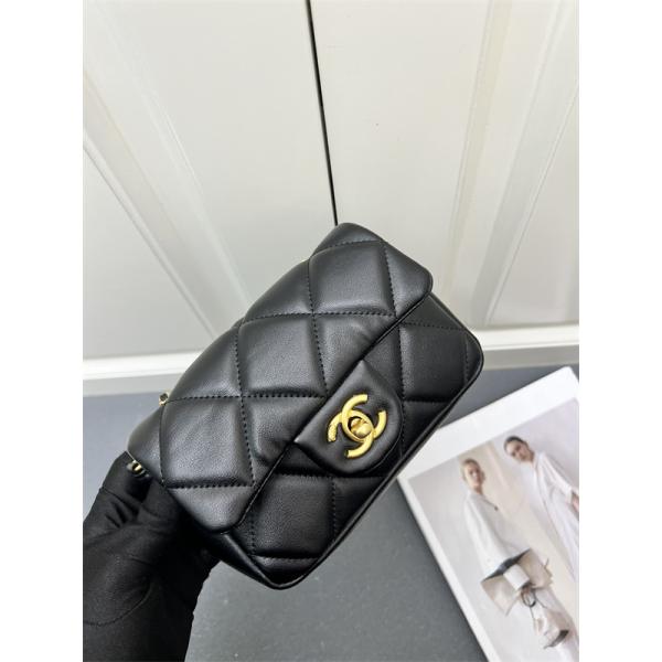 ブラック ダイヤ柄縫製 2 ウェイ仕様 シャネル スーパーコピー トートバッグ Chanel 2025秋冬