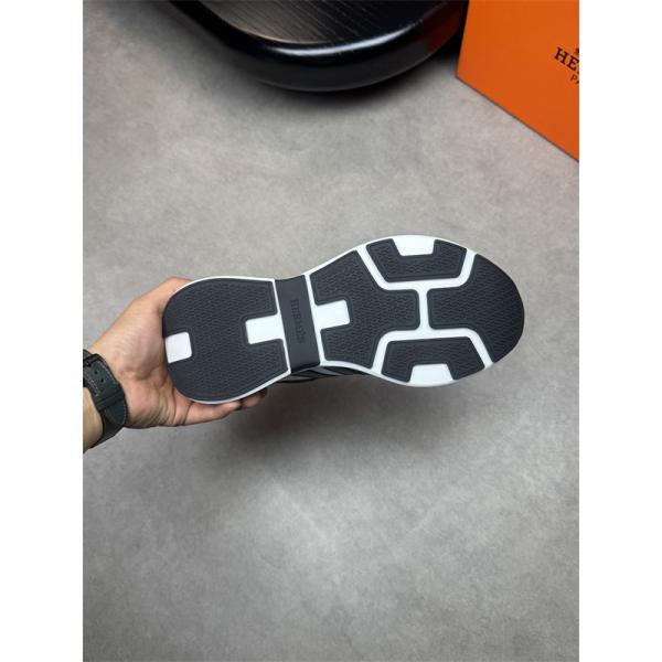 Hermès エルメス コピー 激安 ユニセックス スニーカー レザー メッシュ コンビ カジュアル 高品質 新作