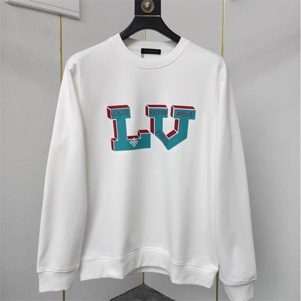 春秋人気 柔らか質感 高品質 Louis Vuitton ルイヴィトン スーパーコピー ホワイト ロゴパーカー 最新コレクションc