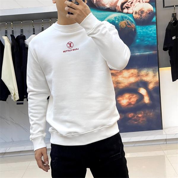 Louis Vuitton ルイヴィトン スーパーコピー ホワイト ロゴ パーカー 季節限定 シンプル人気 高級感漂う 