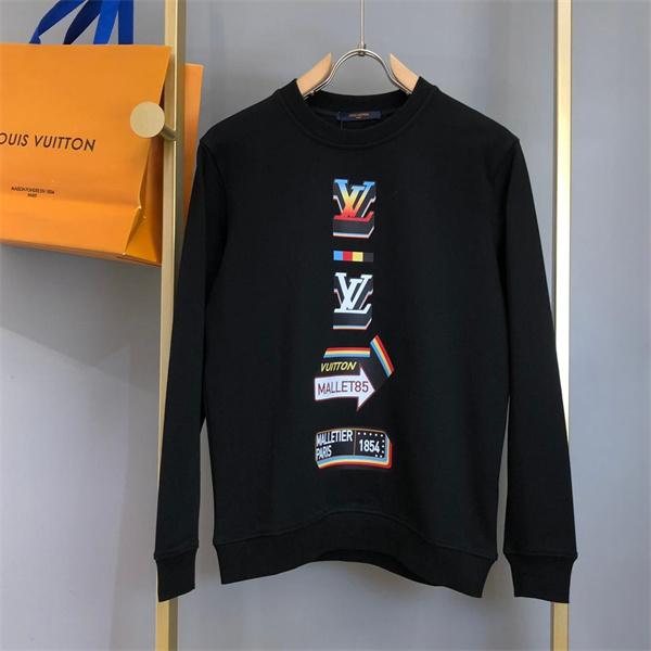 2025秋冬人気 モード感漂う 高級通販限定 ブラックカラーロゴ Louis Vuitton ルイヴィトン コピー パーカー