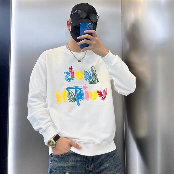  Louis Vuitton ルイヴィトン スーパーコピー パーカー 秋冬新作 暖かトレンド 高品質 ホワイトカラフルロゴ