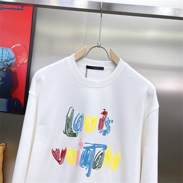  Louis Vuitton ルイヴィトン スーパーコピー パーカー 秋冬新作 暖かトレンド 高品質 ホワイトカラフルロゴ