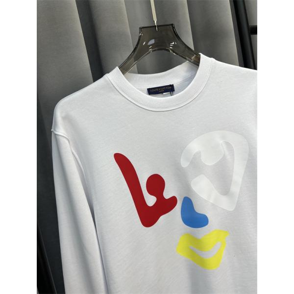 秋冬人気 個性派デザイン 激安通販限定 ブラックフェイスアート Louis Vuitton ルイヴィトン 偽物 パーカー