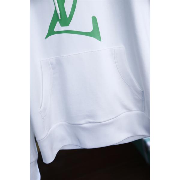 Louis Vuitton ルイヴィトン スーパーコピー パーカー 2025秋冬新作 上品シンプル 高品質 ホワイトビッグロゴ