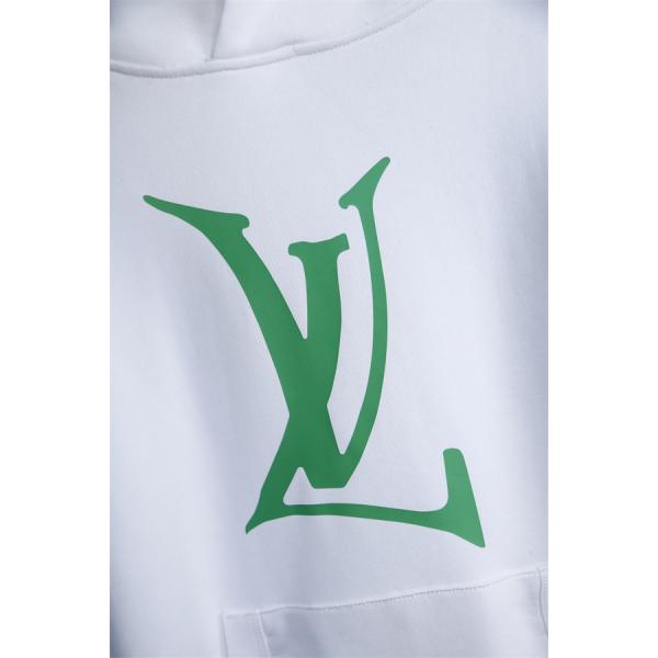 Louis Vuitton ルイヴィトン スーパーコピー パーカー 2025秋冬新作 上品シンプル 高品質 ホワイトビッグロゴ