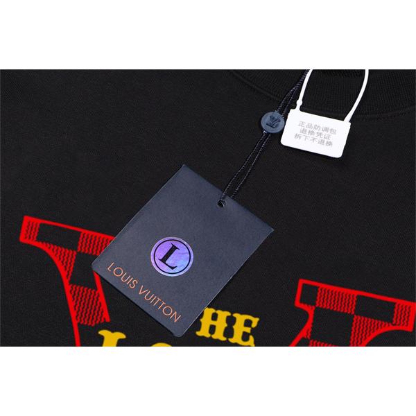 Louis Vuitton ルイヴィトン コピー パーカー 秋冬注目 モード系デザイン ブラックレターロゴ