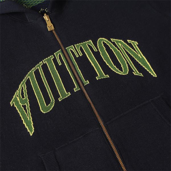 2025秋冬新作 高級ストリート ネイビー刺繍デザイン Louis Vuitton ルイヴィトン スーパーコピー パーカー