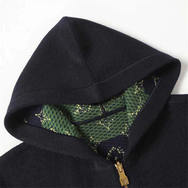 2025秋冬新作 高級ストリート ネイビー刺繍デザイン Louis Vuitton ルイヴィトン スーパーコピー パーカー