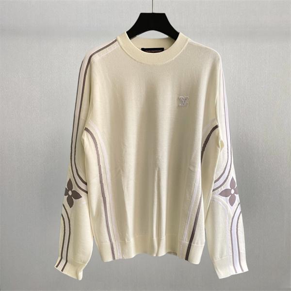 Louis Vuitton ルイヴィトン 偽物 ニット 売れ筋 2025秋冬注目 シンプル上品 アイボリーデザイン