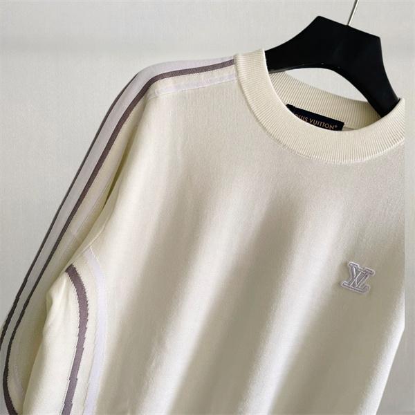 Louis Vuitton ルイヴィトン 偽物 ニット 売れ筋 2025秋冬注目 シンプル上品 アイボリーデザイン