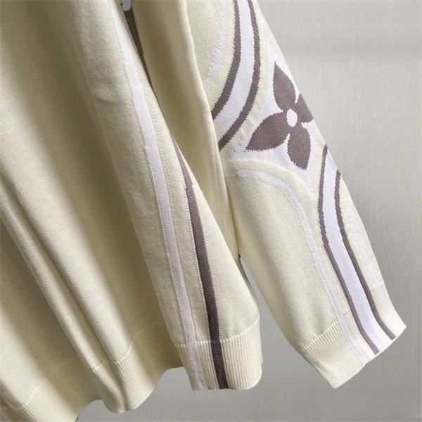 Louis Vuitton ルイヴィトン 偽物 ニット 売れ筋 2025秋冬注目 シンプル上品 アイボリーデザイン