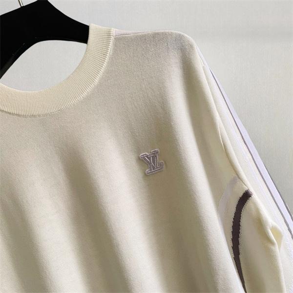 Louis Vuitton ルイヴィトン 偽物 ニット 売れ筋 2025秋冬注目 シンプル上品 アイボリーデザイン