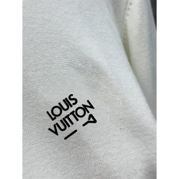 2025秋冬注目 モードスタイル 刺繍ロゴデザイン Louis Vuitton ルイヴィトン コピー ニット ブラック＆ホワイト