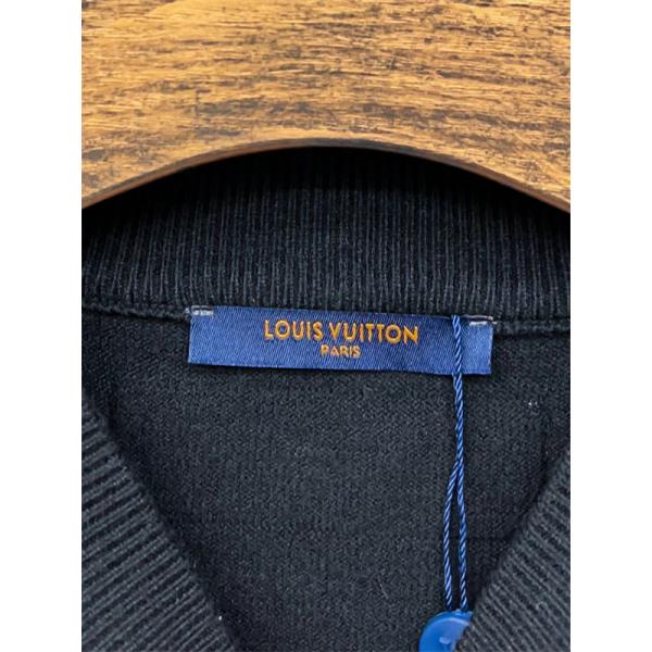  Louis Vuitton ルイヴィトン 偽物 ニット ブラック＆ホワイト 秋冬新作 カジュアルクラシック ロゴ刺繍