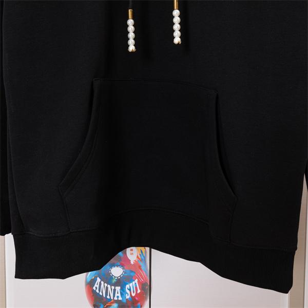 着回し抜群の新デザイン シンプルロゴパーカー Louis Vuitton ルイヴィトン 偽物 フーディー ブラック＆ホワイト