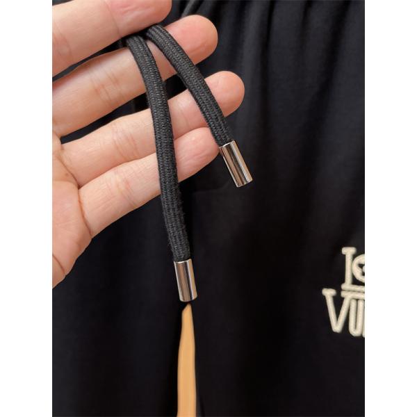 Louis Vuitton  ルイヴィトン コピー スウェットパンツ秋冬新作 ブラック サイドロゴデザイン
