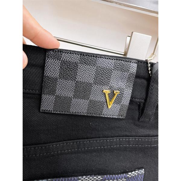 2025秋冬限定 チェックポケットデザイン Louis Vuitton ルイヴィトン スーパーコピー デニムパンツ