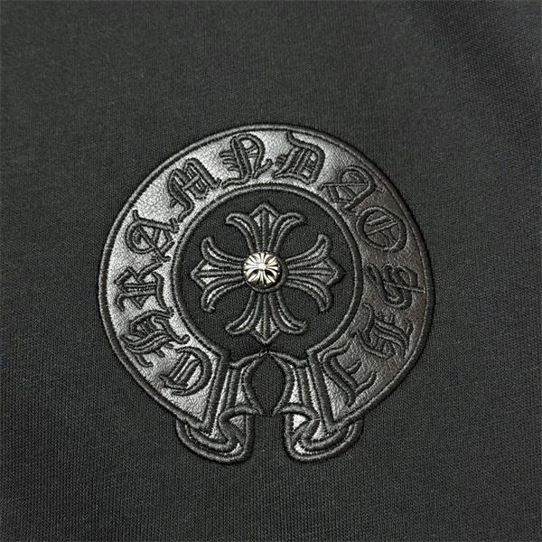 Chrome Hearts クロムハーツ 2025秋冬限定 ブラック クロスジップデザイン 偽物 パーカー 季節限定モデル