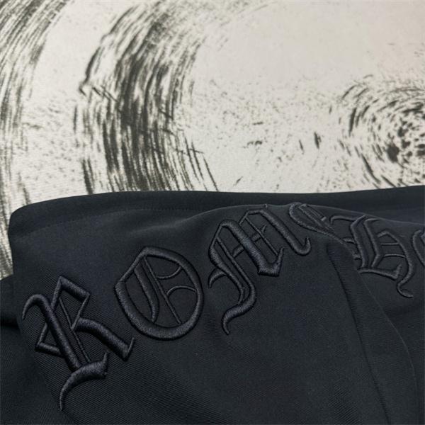 Chrome Hearts クロムハーツ 2025秋冬限定 ブラック クロスジップデザイン 偽物 パーカー 季節限定モデル