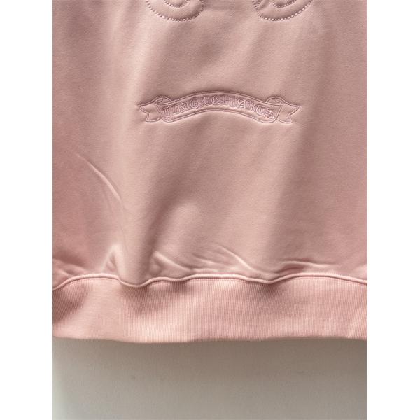 人気新作 ピンク Chrome Hearts クロムハーツ マルチクロス刺繍デザイン スーパーコピー パーカー