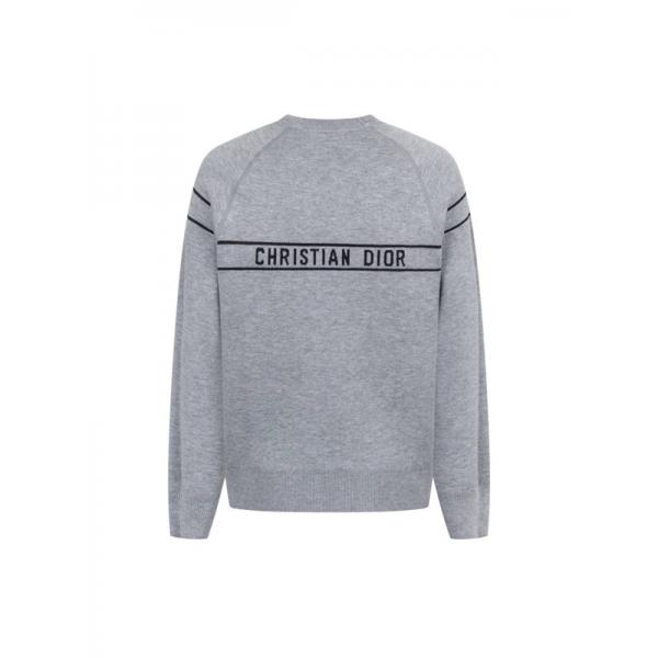 Dior ディオール 激安 2025年秋冬 新作 オブリーク 老花 ダブルフェイス カシミヤ ニット セーター 高品質