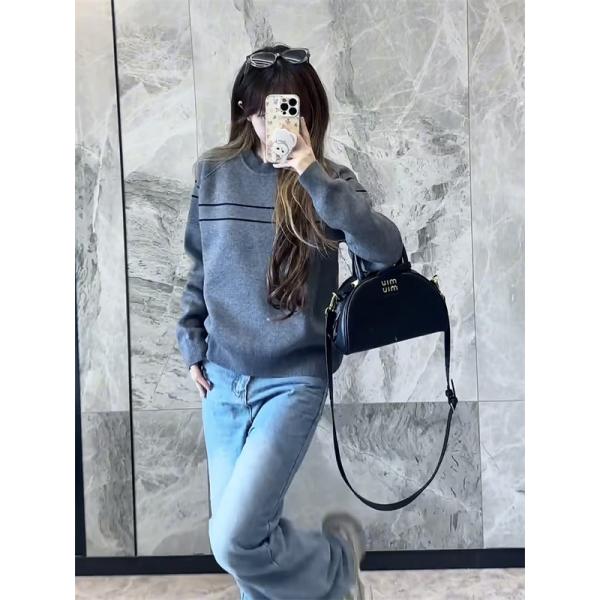 Dior ディオール 激安 2025年秋冬 新作 オブリーク 老花 ダブルフェイス カシミヤ ニット セーター 高品質