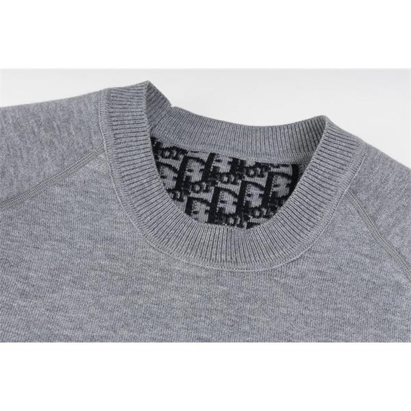 Dior ディオール 激安 2025年秋冬 新作 オブリーク 老花 ダブルフェイス カシミヤ ニット セーター 高品質