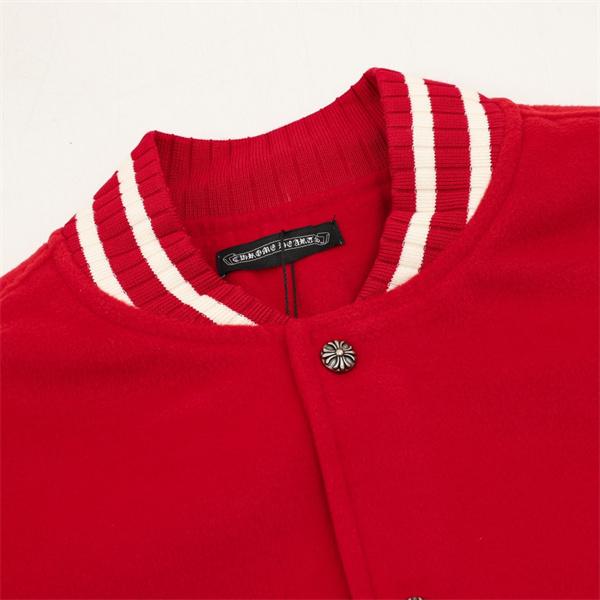 Chrome Hearts クロムハーツ 激安 スタジャン レザー切替 ワッペン刺繍 ジャケット 2025年秋冬 新作 高品質